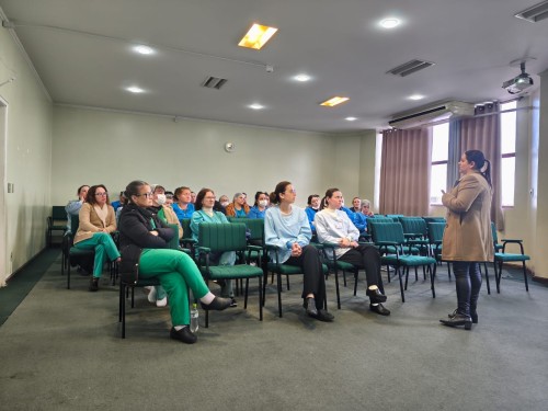 Profissionais do Hospital Santa Terezinha participam de capacitação sobre Biossegurança Hospitalar